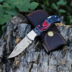 Pakka Wood Folding Knife