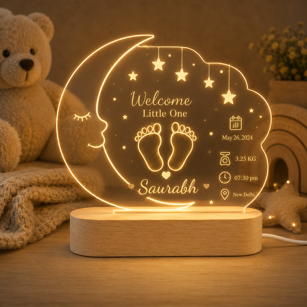 Personalized Acrylic LED Light