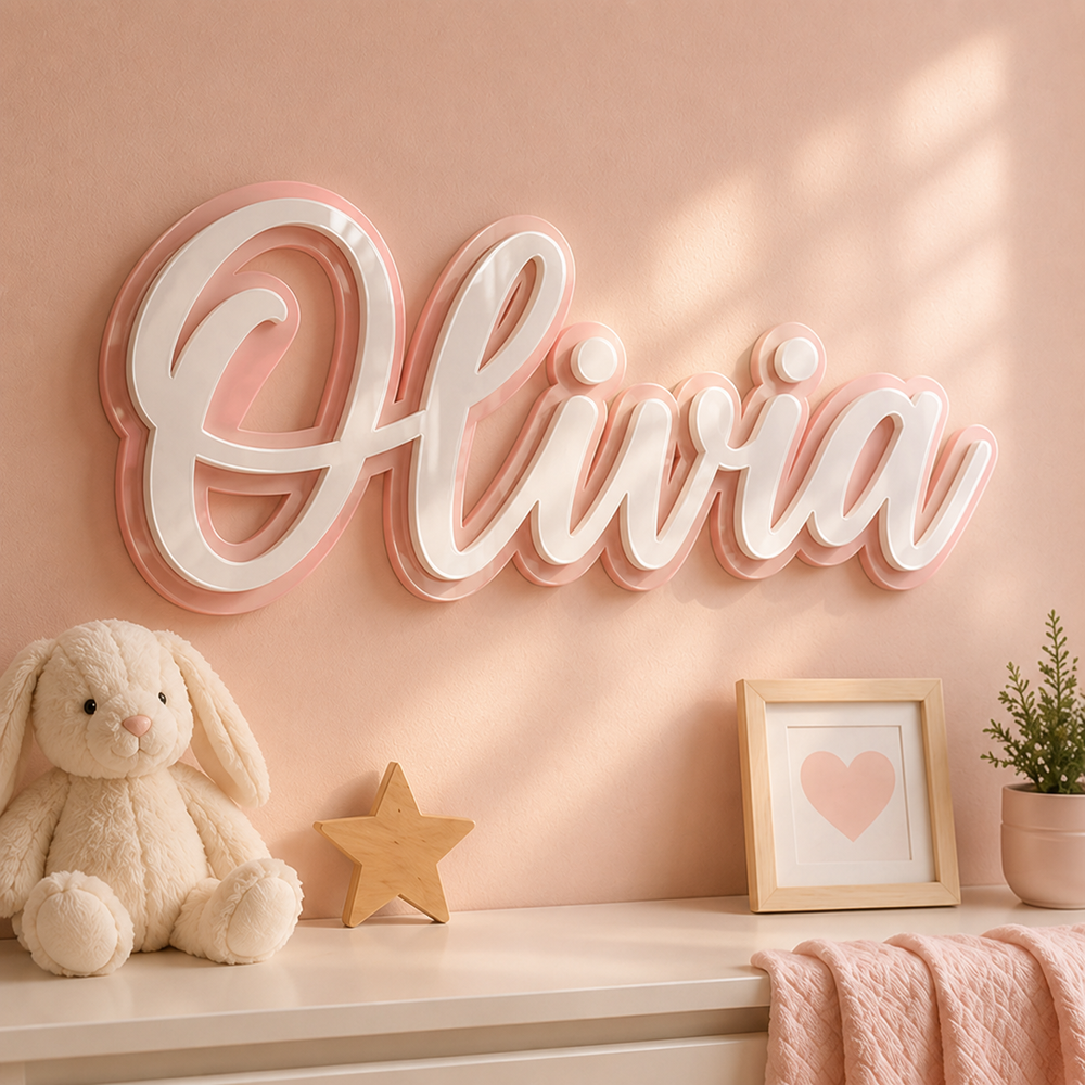 Personalized Baby Nursery Wall Décor