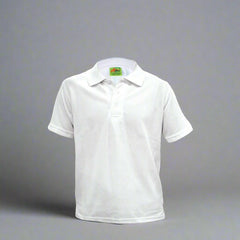 Polo T-Shirt - Polyester - White (For Adults)