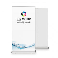 Luxurious Wide Base Standard size of Roll Up Banner Stand Display