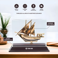 Sail Boat Model with Brading