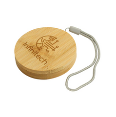 Multi-Charging Cable Set in Round Bamboo Case