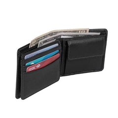 OLUCA - SANTHOME Men's Wallet In Genuine Leather (Anti-microbial)