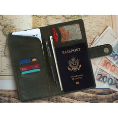 TORREON - SANTHOME Travel Wallet in Genuine Leather