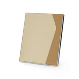 Two-Toned PU Leather Awards with Aluminum Frame & Stand in Luxury Box