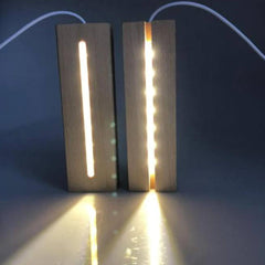 Wooden LED Display Base