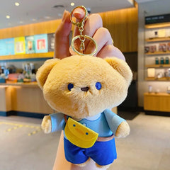 Toy Plush Bear Stuffed Keychain