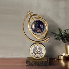Modern Creative Vintage Globe Clocks Decorations for Home