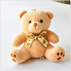 Small Teddy Bear Plush Toy Keychain