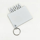 MDF Keychain With Names