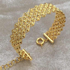 18K Gold Plated Fashion Jewelry Bracelet For Women