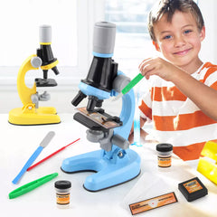 Colorful Plastic Microscope Educational Science Toy Kit