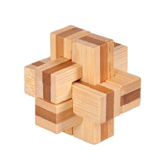 Wooden Brain Game IQ Bamboo Puzzle