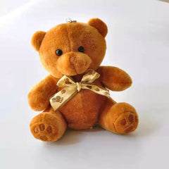 Small Teddy Bear Plush Toy Keychain