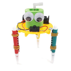 Wooden Education Science Doodling Robot DIY  Kit Toy