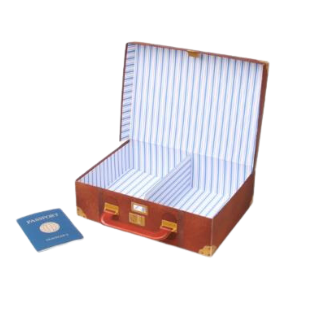Suitcase Gift Box Paper Model