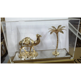 Metal Gold Camel Statue Souvenir