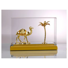 Metal Gold Camel Statue Souvenir
