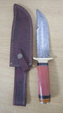 Hunting Fixed Blade Bowie Skinner Survival Handmade 440C Stainless Steel Mirror Polished Knife