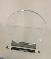 Custom Round Crystal Award