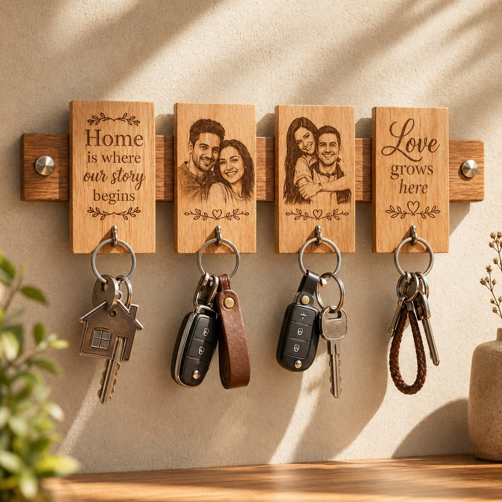 Personalized  Love Key Holder Frame