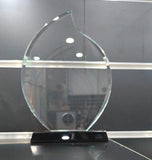 Custom Design Crystal Transparent Trophy Plaque