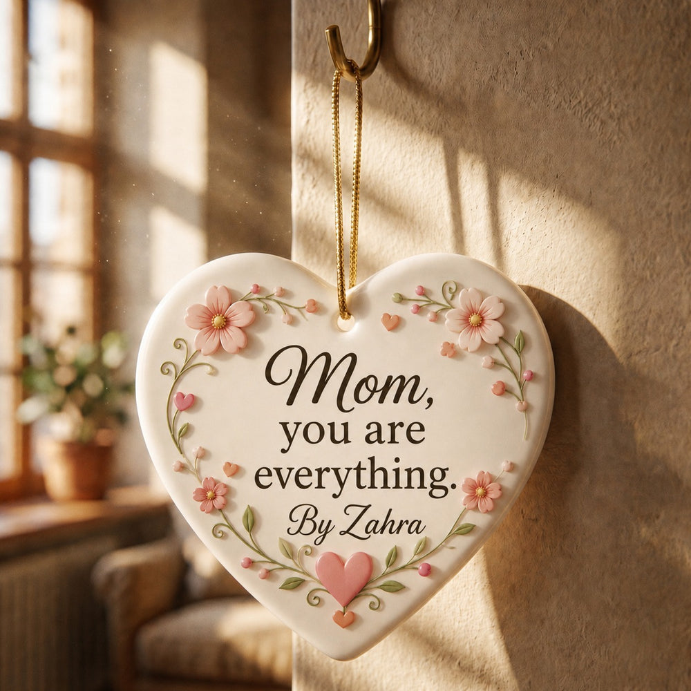 Heart-shaped Acrylic Wall Hanging