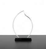 Custom Design Crystal Transparent Trophy Plaque