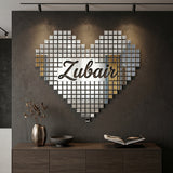 Mosaic Acrylic Mirror Wall Stickers