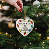 Heart-shaped Acrylic Wall Hanging