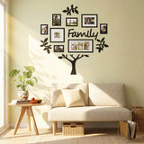 Acrylic Family Tree Frame Decor Decal Waterproof Picture Wallpaper Bedroom Sticker