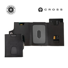 CROSS Soft Grain Leather 6CC Trifold Compact Wallet