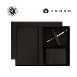 Cross Coventry Ballpoint Pen with Notebook and Bifold Wallet Gift Set