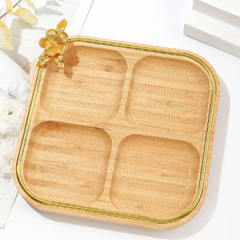 Flower Décor Grid Tray