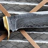 Damascus steel Hunting Bowie Handmade Knife