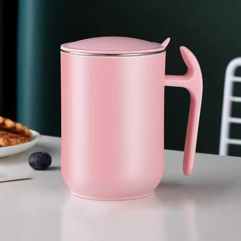 304 Stainless Steel Coffee Mug With Lid and Handle