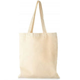 Eco Friendly Cotton Shopping Bags - Natural - Gifto Graphics