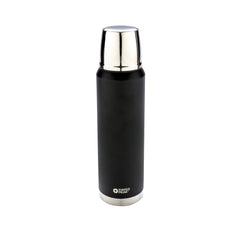 Swiss Peak Elite - 1 L Copper Vacuum Flask - Black - Gifto Graphics