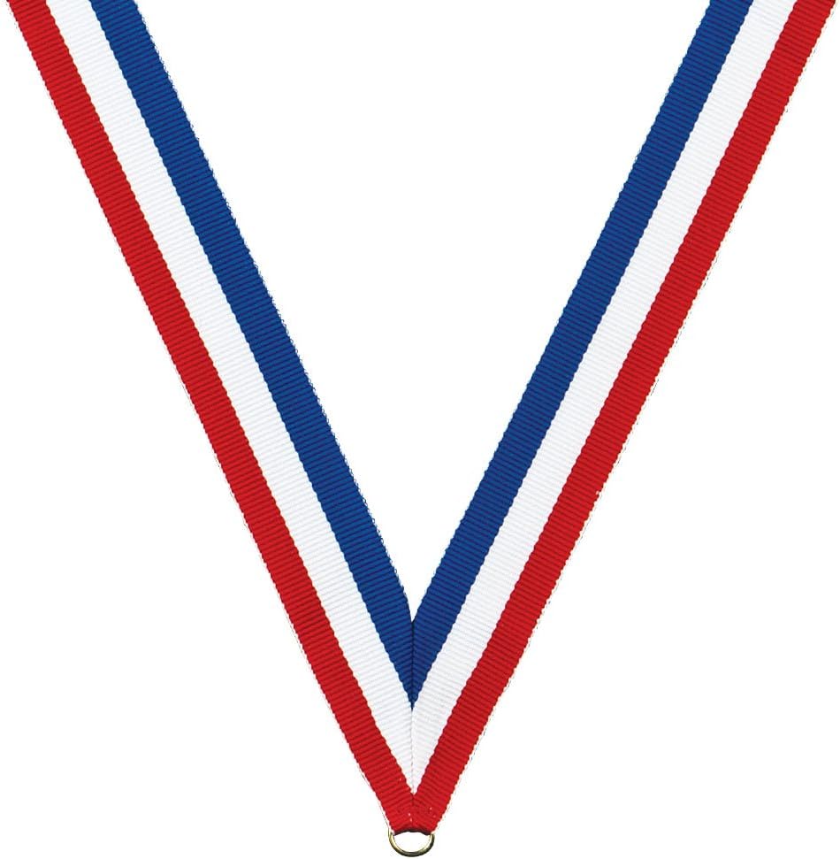 Medal Ribbon-Red White Blue