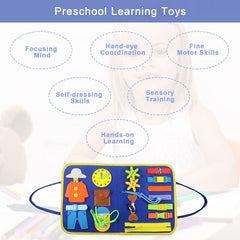 Preschool Activity Board Toddler Travel Toy