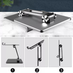 Adjustable Foldable Gravity Aluminum Mobile Phone And Tablet Stand