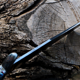 Azure Dragon Knife 16 Long 11 Blade 28 Ounce Hunting Fixed Blade Damascus Bowie Knife