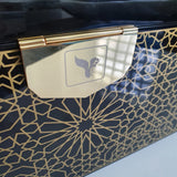 Black wooden box with glossy finish - Gifto Graphics