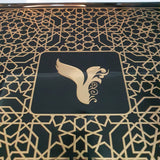 Black wooden box with glossy finish - Gifto Graphics