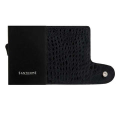 Cikaw - Santhome Genuine Leather Rfid Cards Wallet - Gifto Graphics