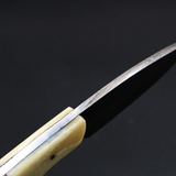 California King Snake 6.5 Inches Long 3 Inches Blade 7 Ounce Damascus Skinner Hunting Fixed Blade Knife Damascus Handmade