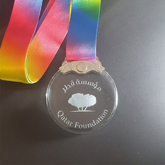 Corporate Crystal Medals