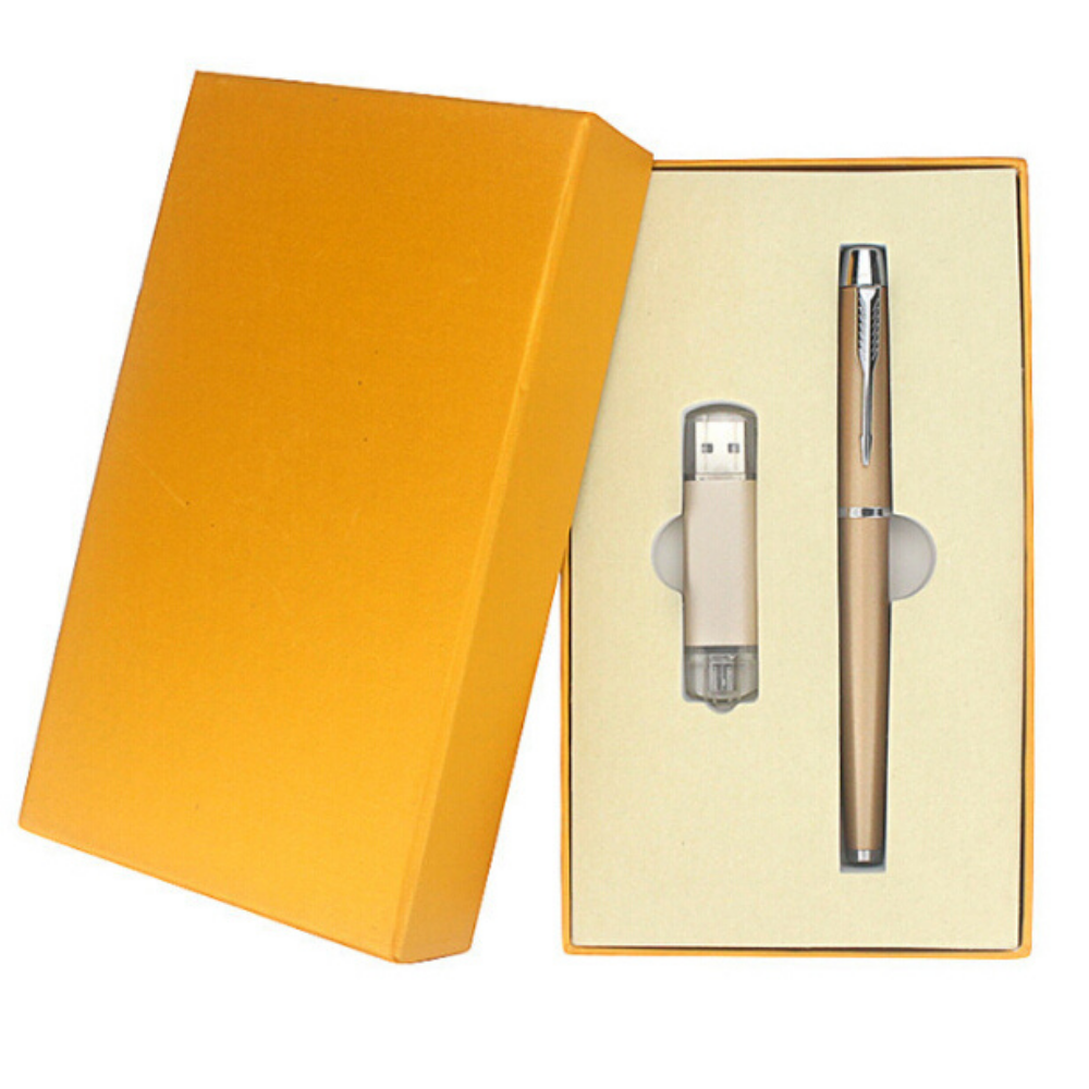 Custom Designed Corporate Ballpoint Pen with USB
