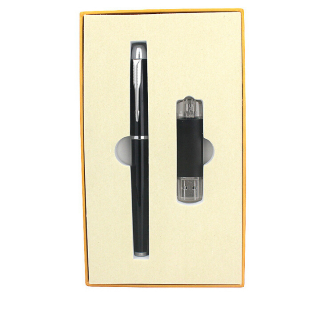 Custom Designed Corporate Ballpoint Pen with USB
